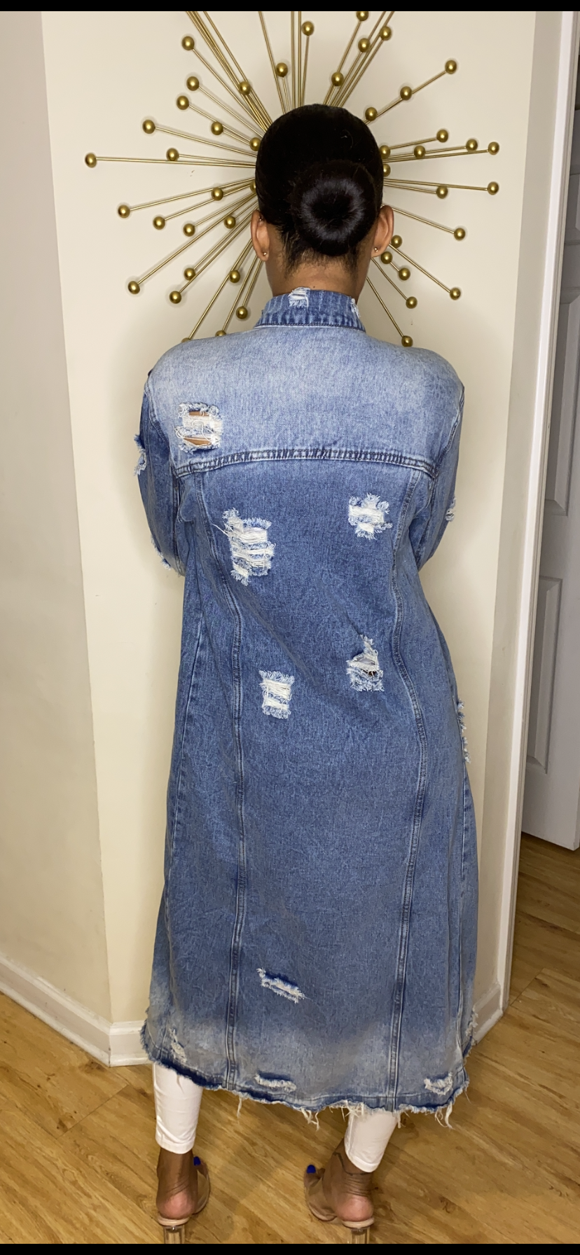 Maxi denim jacket